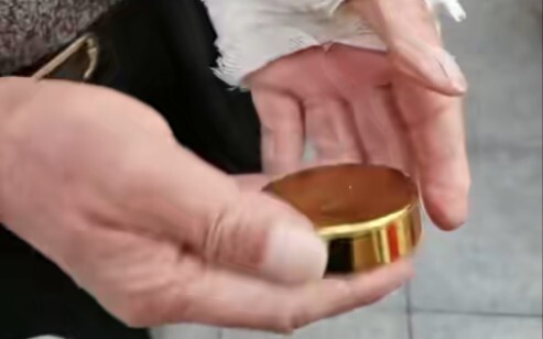 Hearing a "pop," I burst out laughing.