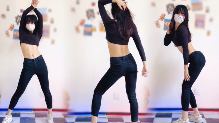 【4K】Slim waist in jeans! No edge, serious dancing! Party feel love