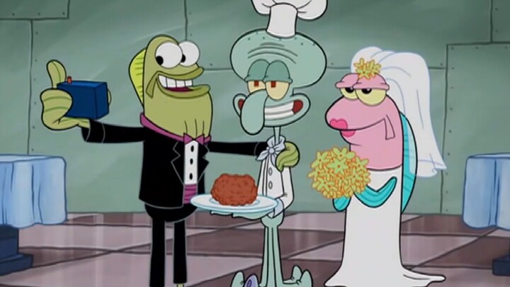 Squidward "SpongeBob SquarePants" pergi ke Seamaster untuk menjadi koki selebriti, dan membuat pasta