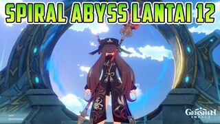 WAW Beres Juga! Spiral Abyss Lantai 12 Bintang 9 - Genshin Impact Indonesia