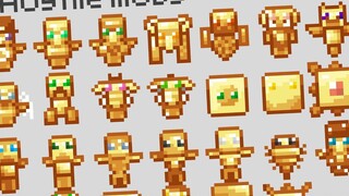 ดังนั้นฉันจึงตัดสินใจสร้างม็อบ Minecraft ทุกตัวเป็นโทเท็มของตัวเอง