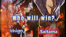 Who will win? Ichigo vs Saitama