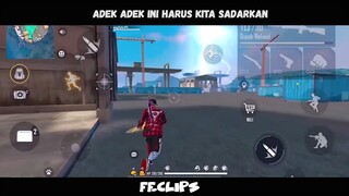adek adek seperti ini harus segera di sadarkan