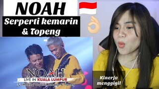 NOAH -Seperti Kemarin & Topeng [Medley]  (Live Version) I FILIPINA REAKSI