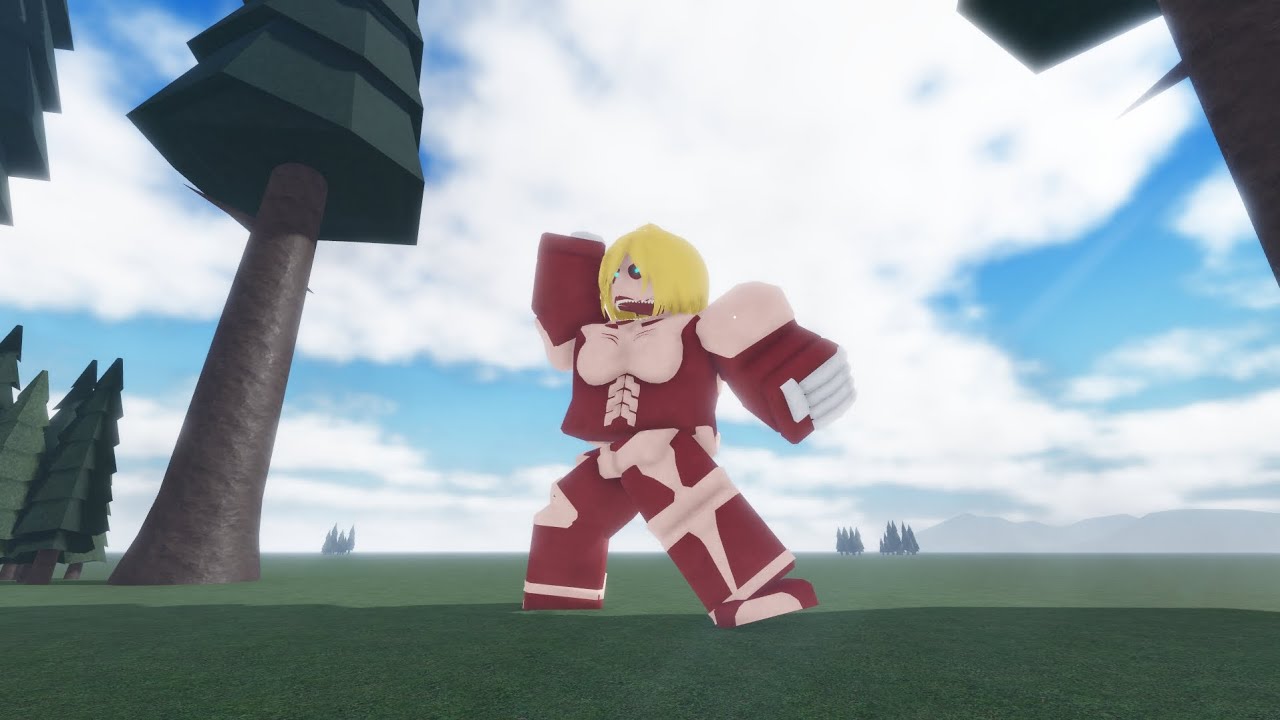 Female Titan Anime Face - Roblox