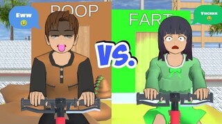 POOP VS FART💩💨😂 [SAKURA SCHOOL SIMULATOR]