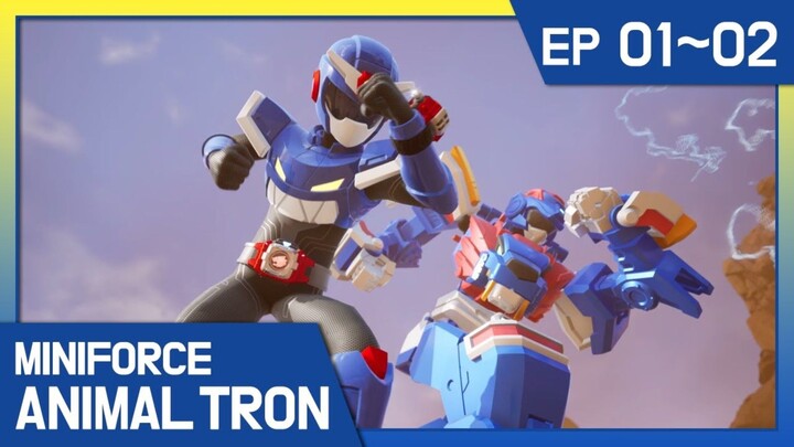 [English dub.] MiniForce Animaltron EP1~2