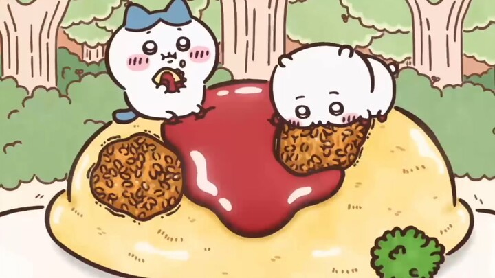 Eating a BIG OMURICE!!