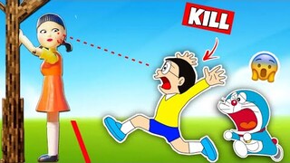 Nobita And Doremon Join Squid Game | Shinchan And Nobita Game | Funny Game