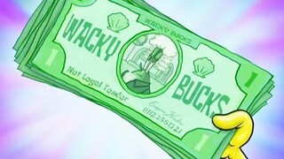 Tuan Krabs mencetak uang palsunya sendiri dan membayar SpongeBob sebagai gaji
