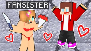JJ Has A CRAZY FAN Maizen SISTER GIRL in Minecraft! - Parody Story(Mikey TV)