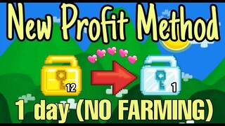Growtopia How to Profit With 12WLS (No Farming)