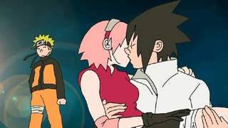 ketika Naruto salah server karena dicueki sasuke dan sakura / parodi naruto