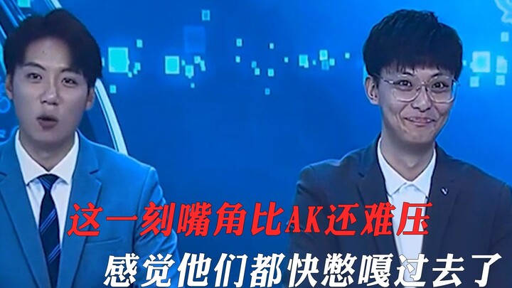 At this moment, his grin is even harder to contain than an AK—looks like he’s about to burst out lau