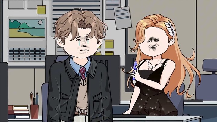 My boss, whom I have a crush on, gave me a fountain pen. Whenever I play with it, he will be a littl