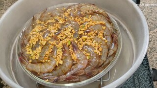 Cách làm TÔM HẤP TỎI ngon - Món Ăn Ngon Mỗi Ngày