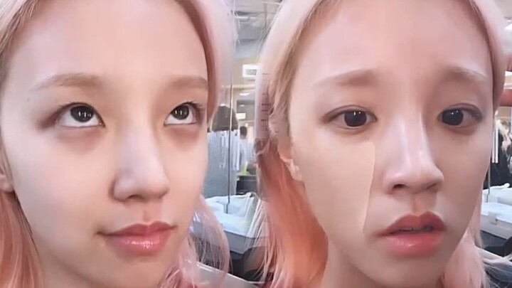 (G)I-DLE 220617 Yujqi "Mengapa Kakak Penata Rias Begitu?"