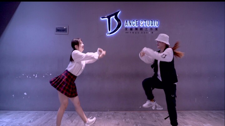 [Lin Xiao C & Ning Xin] Tarian duet yang manis - semuanya sangat cocok untuk pasangan~~!