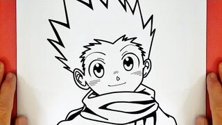 How to Draw a Cute Gon | Hunter X Hunter