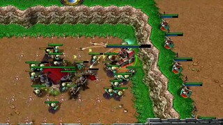 "Warcraft 3", a sea of skeletons consisting of 50 corpses, which hero can withstand it?