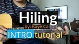 Hiling Guitar INTRO Tutorial - Mark Carpio (Kaye Cal cover)