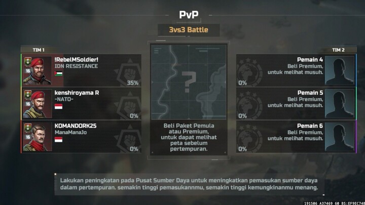 art of war 3 (Resistance moment with player indo)