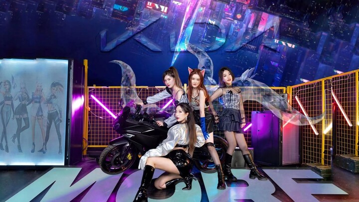 [LOL K/DA] High-heeled leather boots blow up the enemy fountain, More hot dance in the jungle | Gues