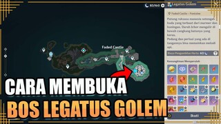 Cara Membuka Bos Logatus Golem | Material Ascension Arlechino【Genshin Impact】