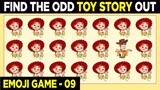 Toy Story Odd One Out Emoji Games No 09 | Find The Odd Emoji One Out | Spot The Difference