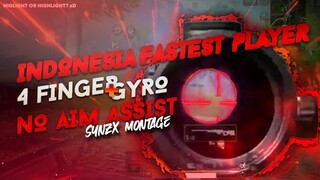 THE FASTEST PLAYER IN INDONESIA? WITH MID PHONE SPEC | PUBG MOBILE MONTAGE 💜