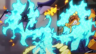 Marco Vs King and Queen | One Piece 1014