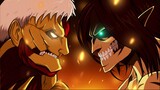 Eren Titan Tiến Công Chiến Vs Titan Thiết Giáp | Attack on Titan Final Season 4