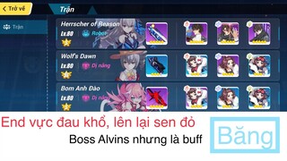 Honkai impact. Alvins buff băng nguyên tố, chắc là khó lắm 🤣🤣