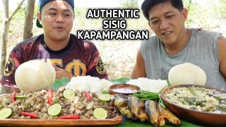 AUTHENTIC SISIG KAPAMPANGAN | MUKBANG PHILIPPINES | COLLABORATION w/ @TeamAgustinTV