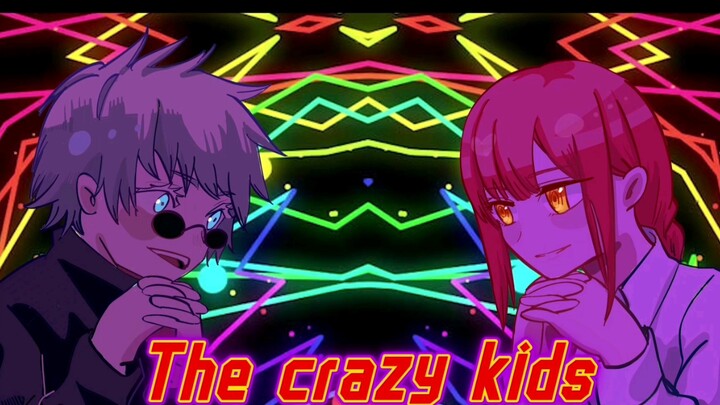 [ Handwritten by Jujutsu Kaisen and Chainsaw Man ] crazy kids Gojo Satoru and Machima