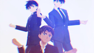 [Detektif Conan /MMD]Permata[Shinichi X Heiji X Kaito]