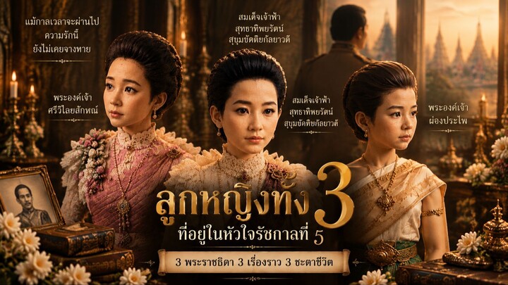 3 ลูกหญิงในหัวใจรัชกาลที่ 5 | เรื่องราวพระราชธิดาที่ซ่อนอยู่หลังประวัติศาสตร์สยาม