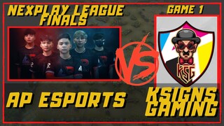 BAGONG NXP EVOS UMABOT NG FINALS | AP ESPORTS VS KSIGNS GAMING | GAME 1