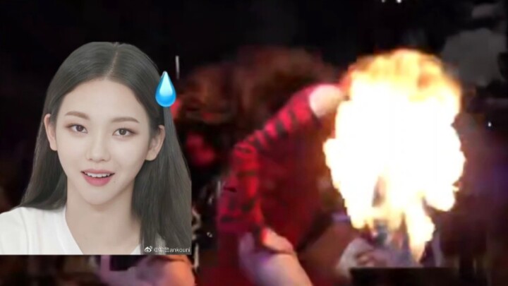 When a female idol gets her hair styled on camera because the stylist won’t do it for her