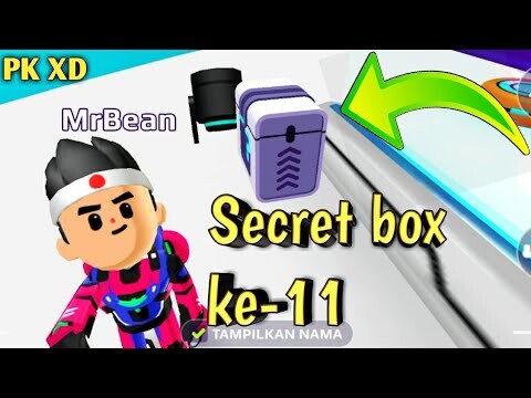 Lokasi Secret box ke-11 di PK XD update musim salju atau Natal