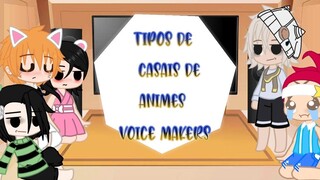 personagem de Bleach reagindo a tipos de casal de animes voice makers [IchiRuki] só a parte deles