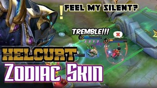 SKINNER BE LIKE 😒🤔🙄 | HELCURT GAMEPLAY | SCORPIO ZODIAC SKIN | Mobile Legends