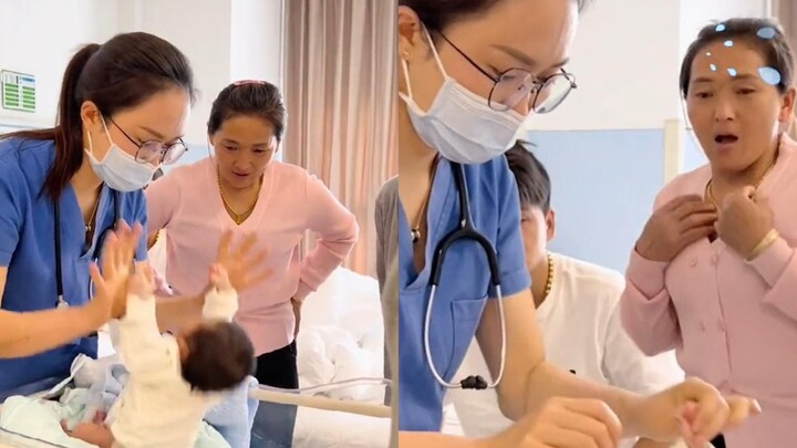 Human quality inspector gives baby a checkup — grandma’s shocked by how fast and efficient it is: “I