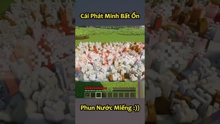 Phát Minh Bất Ổn Nhất Minecraft Của Anh Đen Xì Xì 🤣 #shorts