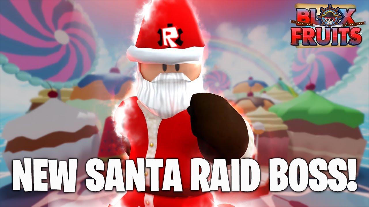 New Christmas Santa Raid Boss Event on Blox Fruits! - BiliBili