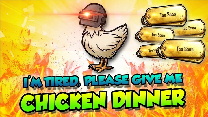 FRUSTASI, 24 JAM MAIN TIDAK DAPAT CHICKEN DINNER - PUBG MOBILE