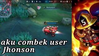 akhirnya aku combek dengan Jhonson ku
