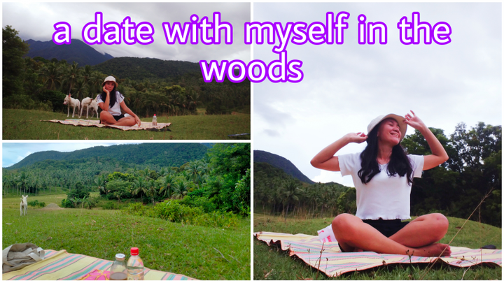 a date with myself in the woods....