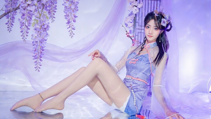 No wonder semua orang bilang warna ungu itu punya pesona～