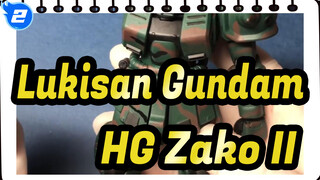 [Lukisam Gundam] HG Zako II / Lukisan Meisai  / Tanpa Transformasi_2